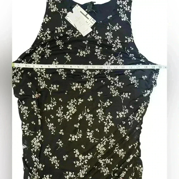 41 Hawthorn NWOT Ruched Sleeveless Midi Dress Size 2X - Picture 5 of 10